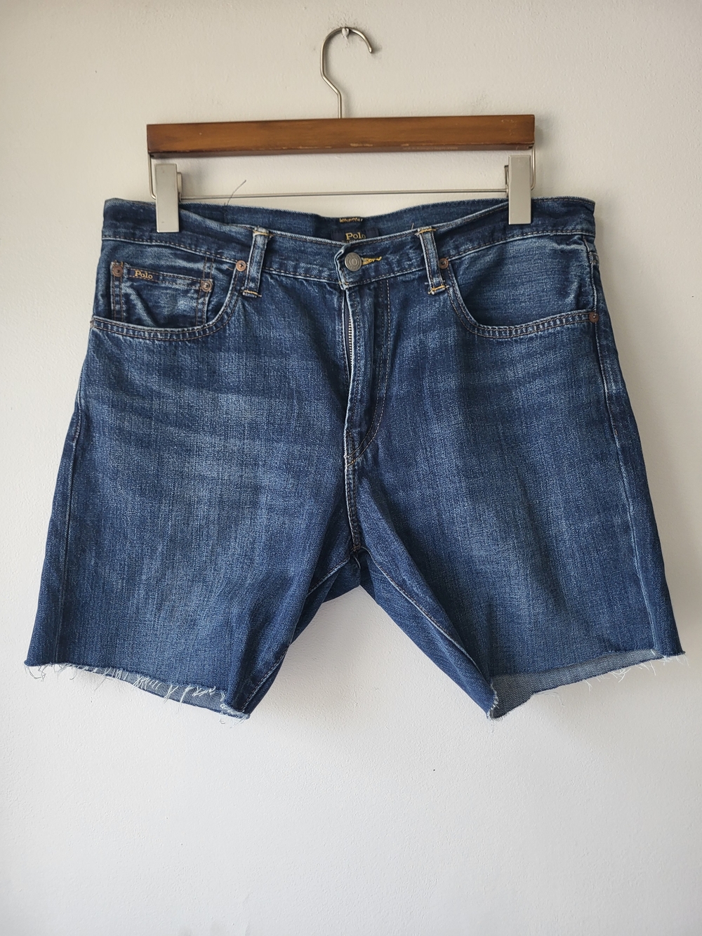 Polo by Ralph Lauren Blue Denim Cut-Off Men’s Shorts